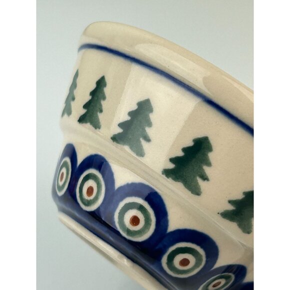 Polish Pottery Heart Bowl Momo Panache Boleslawiec Poland Tree Cottagecore - Picture 12 of 14
